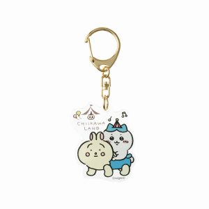 Chiikawa Land Acrylic Keychain (Peepopo Hachiware)