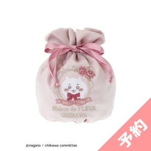 Chiikawa Maison de FLEUR Embroidered Drawstring Bag (Chiikawa)