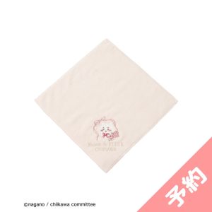 Chiikawa Maison de FLEUR Embroidered Towel Handkerchief (Chiikawa)