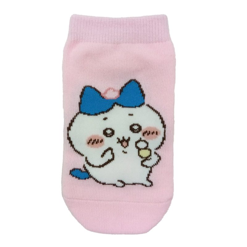Chiikawa Sneaker Socks (Hachiware Sakura)