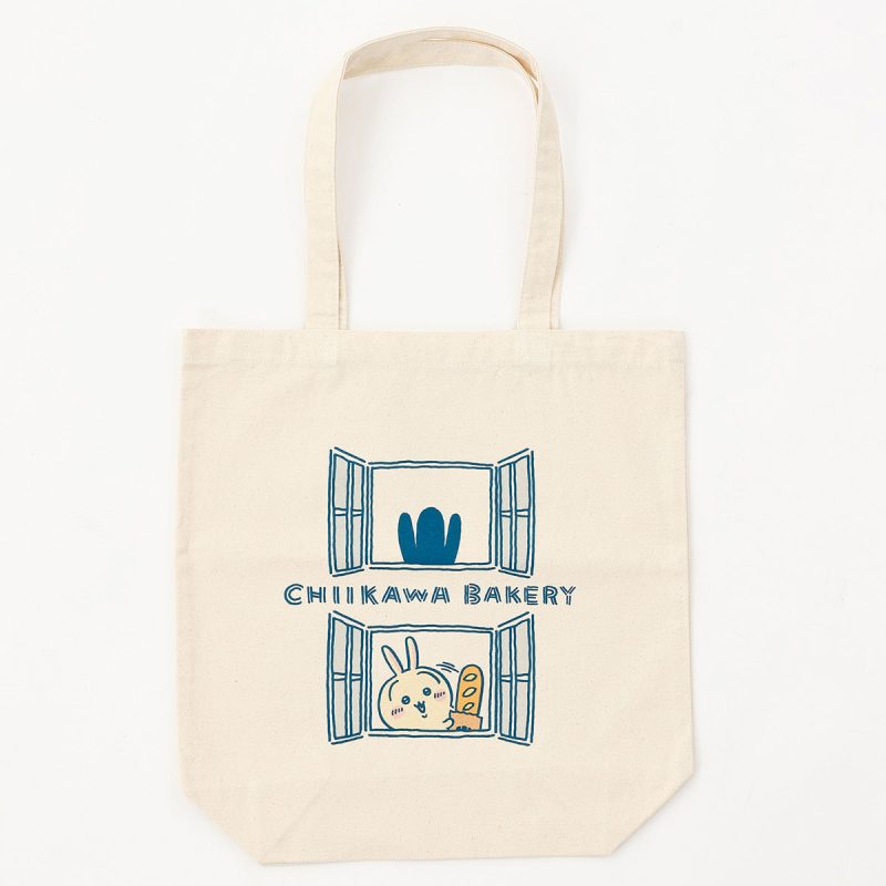 Chiikawa Chiikawa Bakery Tote Bag Peek from the Window Natural