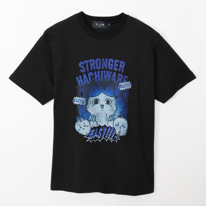 Chiikawa T-shirt Stronger Hachiware Black