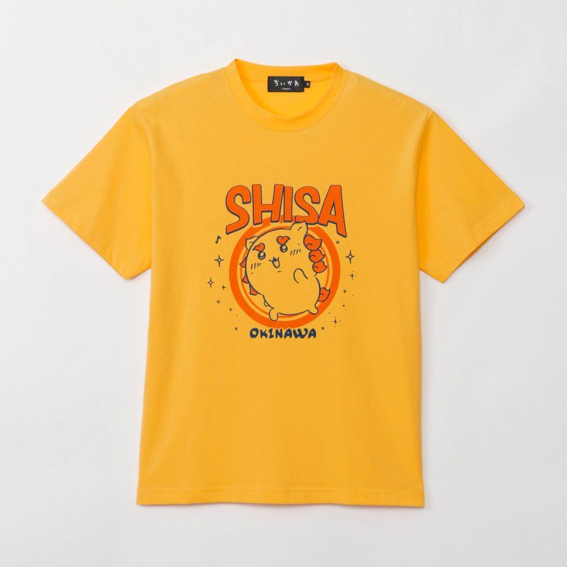 Chiikawa Shisa's Souvenir Shop T-shirt Full Speed (Yellow)