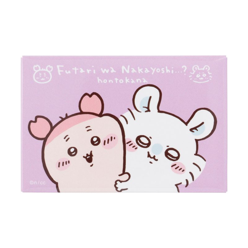 Chiikawa Restaurant Square Magnet (Good friends...?)