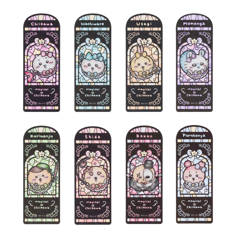 Chiikawa Magical Chiikawa Trading Stained Glass Style Clear Bookmarks (All 8 Types)