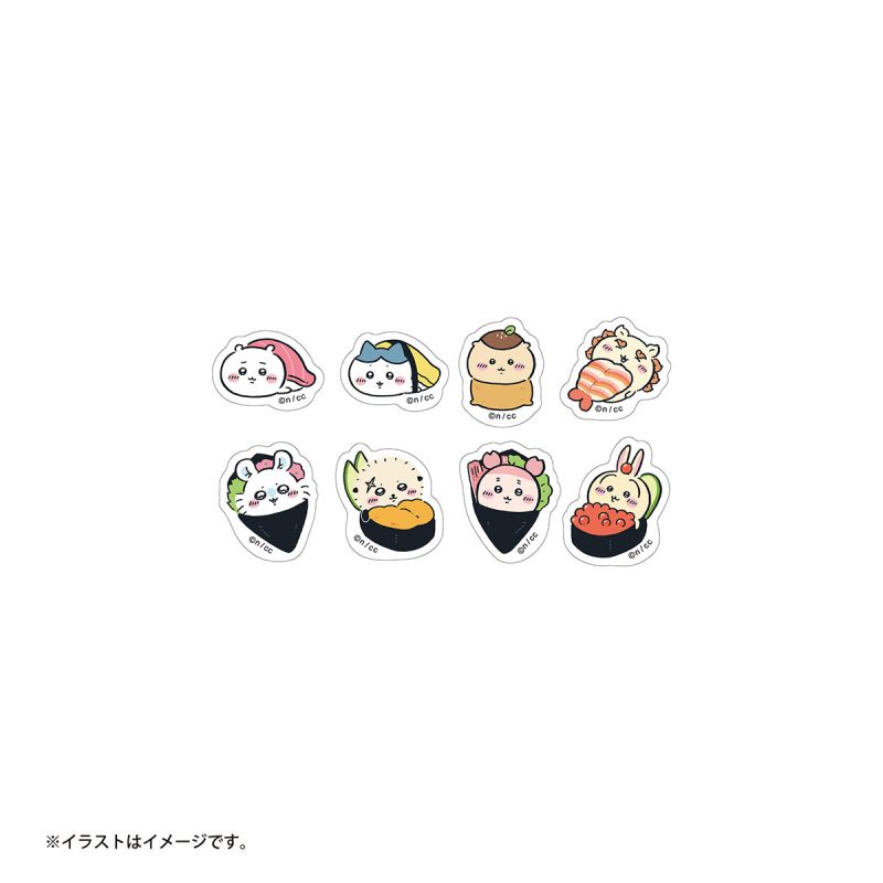 Chiikawa Chiikawa Sushi Flake Stickers (Sushi Everyone)