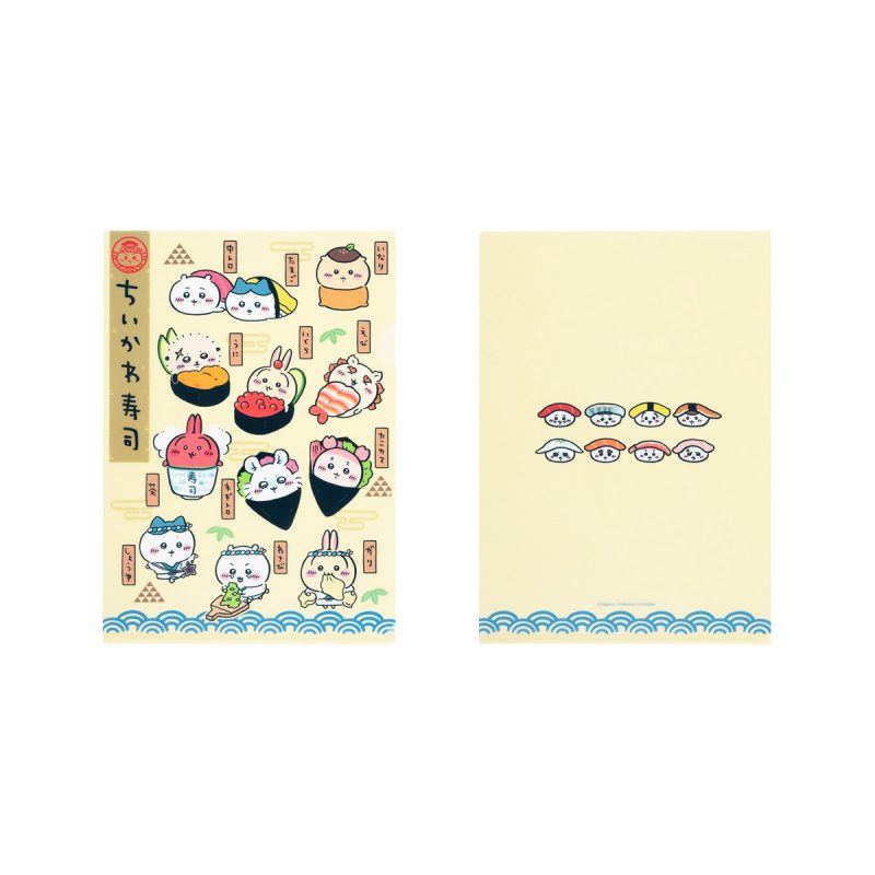 Chiikawa Chiikawa Sushi Clear File (Sushi Everyone)