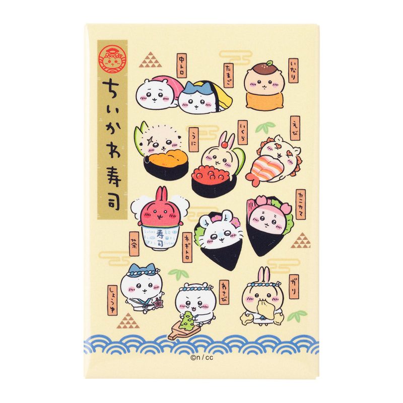 Chiikawa Chiikawa Sushi Square Magnet (Sushi Everyone)