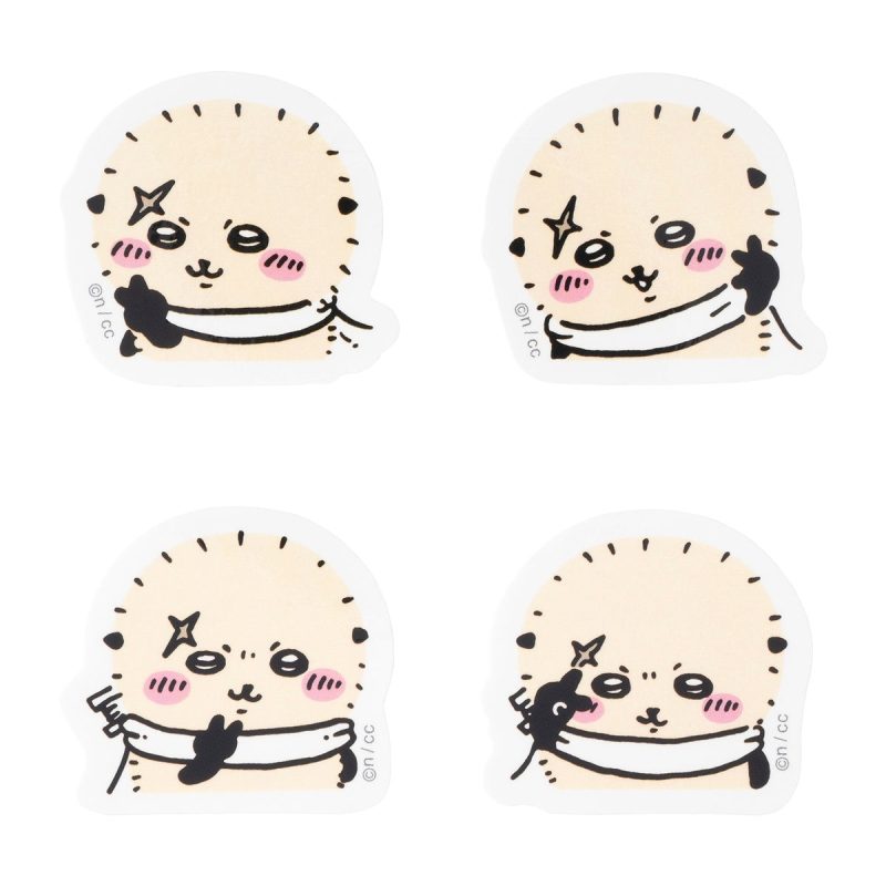 Chiikawa 4-Piece Mini Sticker Set (Peace Rakko)