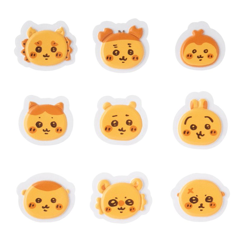 Chiikawa Bakery Puffy Flake Stickers (Everyone with Tiny Bread)