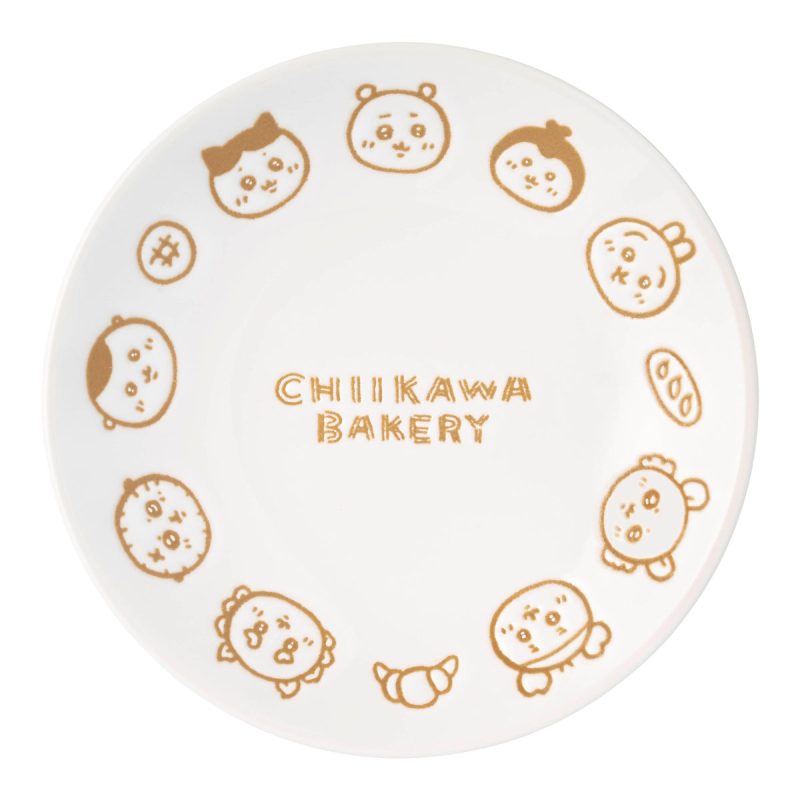 Chiikawa Bakery Water-Repellent Plate (Ivory)