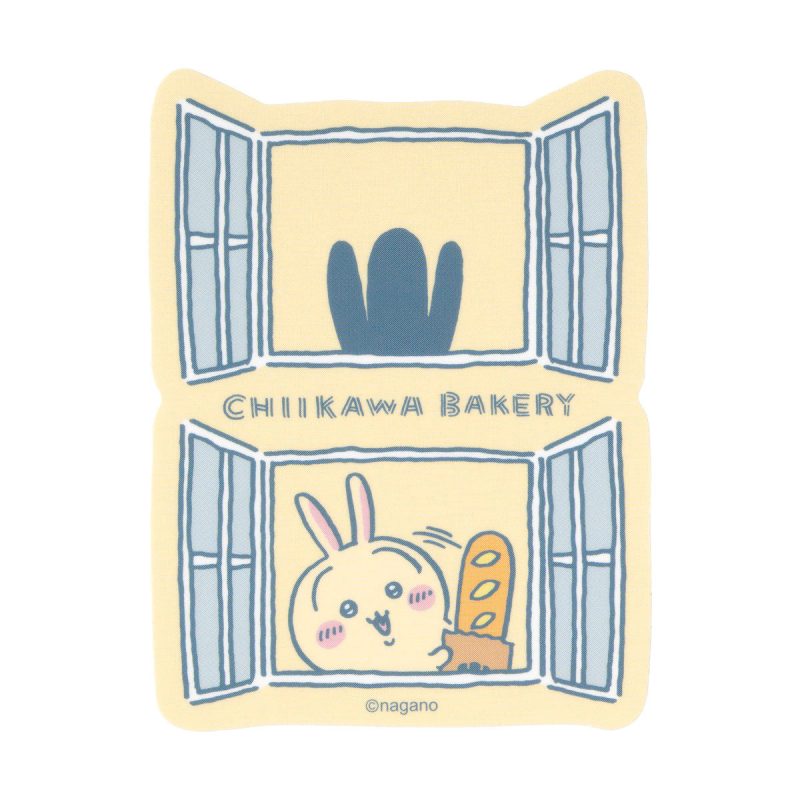 Chiikawa Bakery Smartphone-sized Matte Sticker (Peeking from the Window)