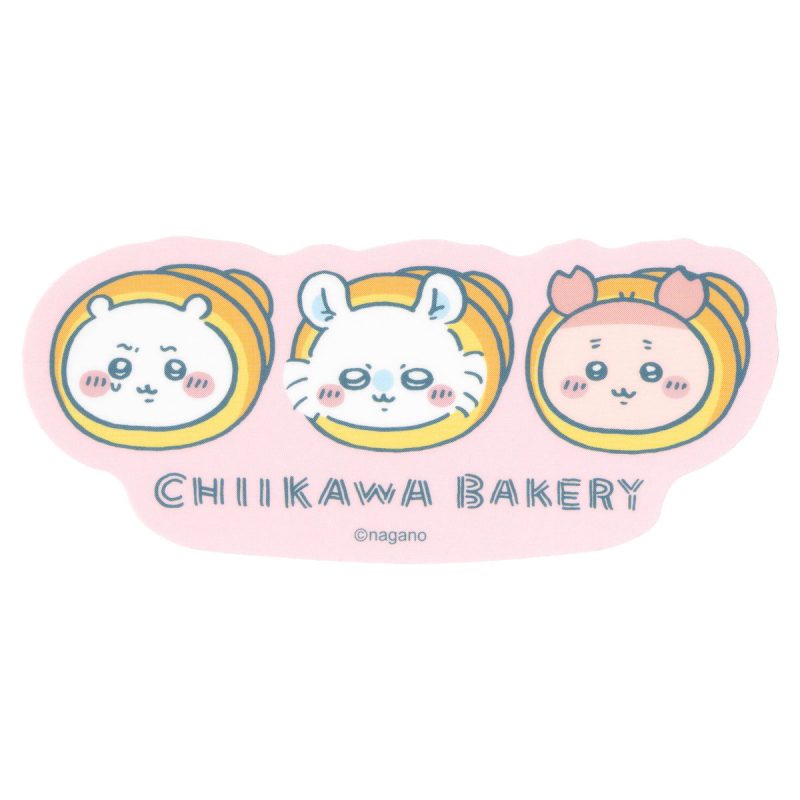 Chiikawa Bakery Smartphone-sized Matte Sticker (Coronet Trio)