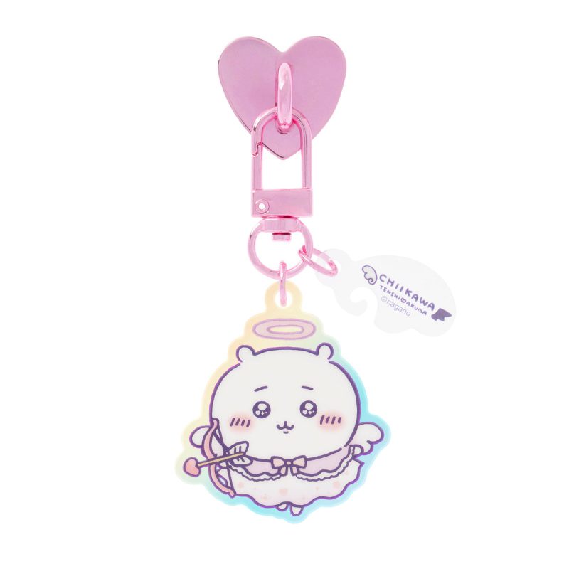 Chiikawa Angel & Demon Keyring Charm Keyholder (Angel Chiikawa)