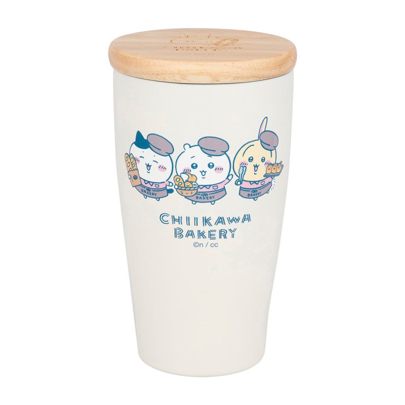 Chiikawa Chiikawa Bakery Thermos Tumbler with Wooden Lid (Bakery)