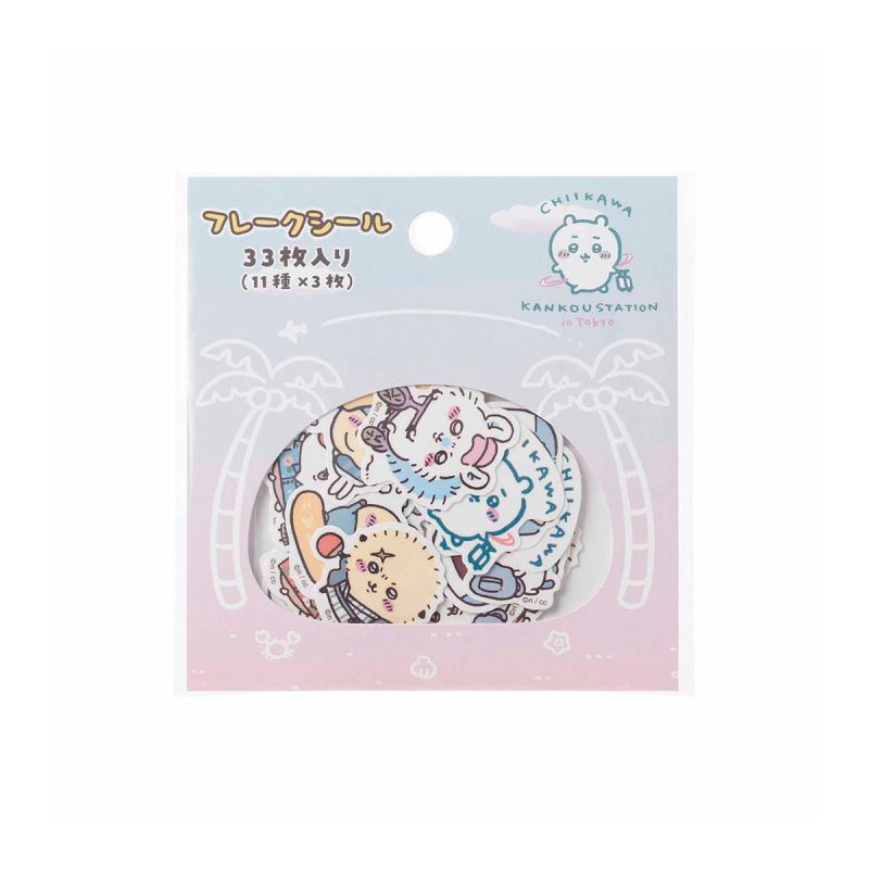 Chiikawa Tokyo Souvenir Flake Seal (Chiikawa Sightseeing)