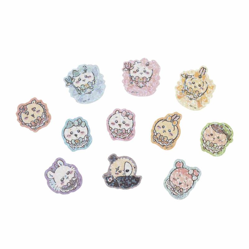 Chiikawa Super Magical Chiikawa Sparkling Flake Stickers (Gathering_Rainbow)