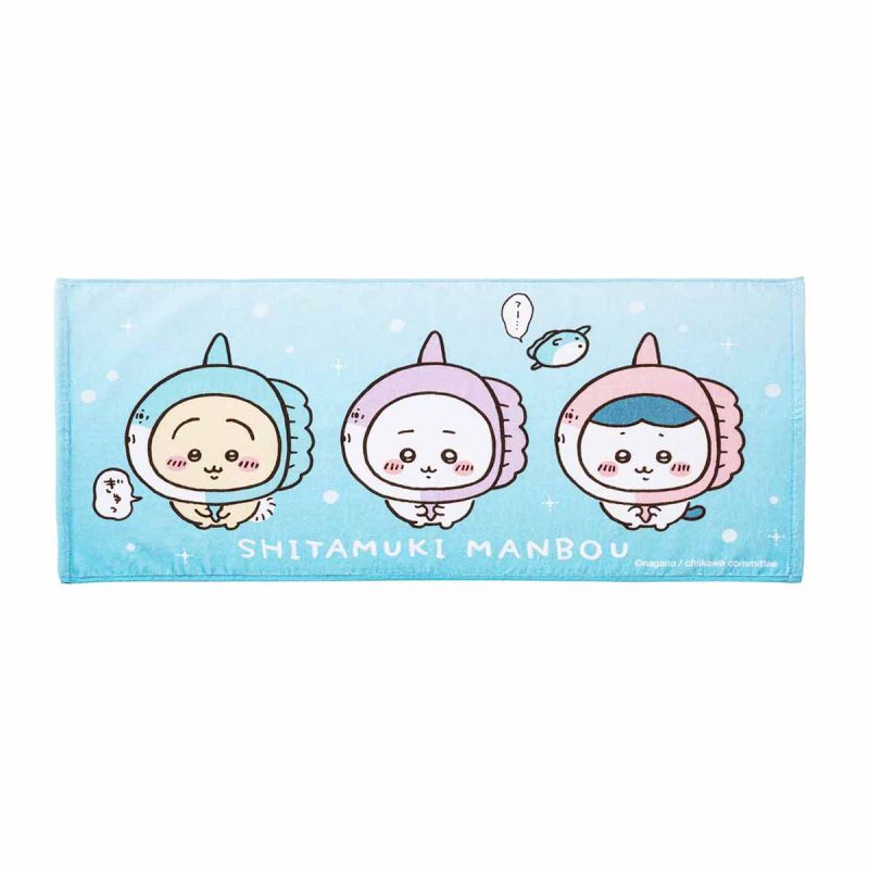 Chiikawa Aquarium Face Towel