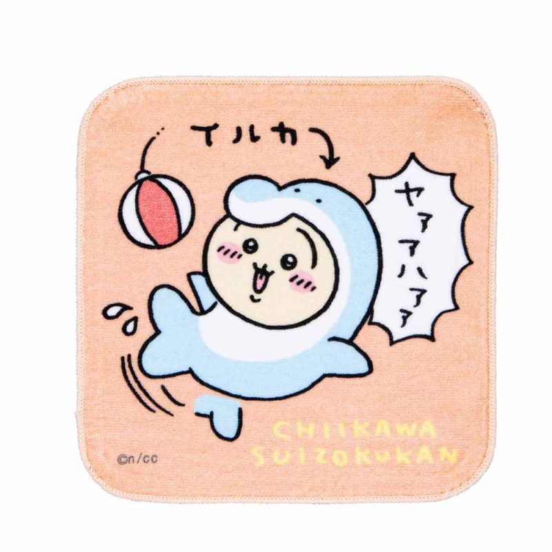 Chiikawa Aquarium Hand Towel (Usagi Dolphin)