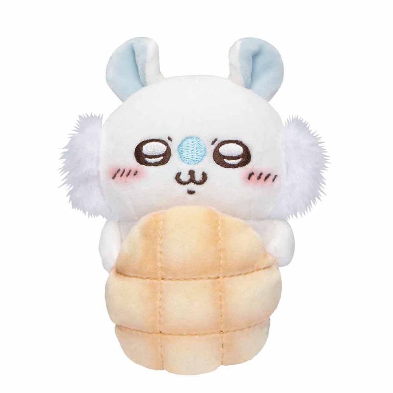 Chiikawa Desktop Hanging Plush (Melon Pan Holding Momonga)