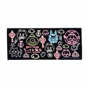 Chiikawa Chinese Diner Face Towel (Neon)