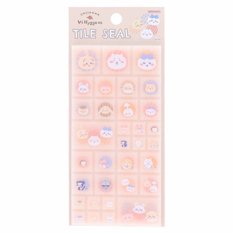 Chiikawa Tile Sticker (Beige)