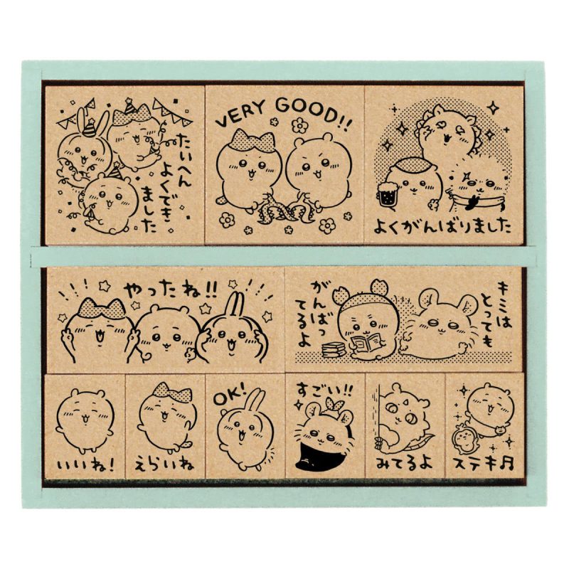 Chiikawa Wooden Reward Stamp (Party)