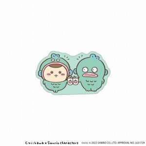 Chiikawa Sanrio Characters Acrylic Clip (Hangyodon Kurimanju)
