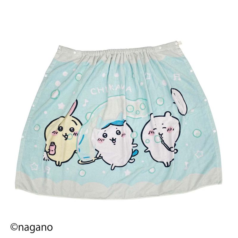 Chiikawa 80cm Length Roll Towel (Fun Soap Bubbles)